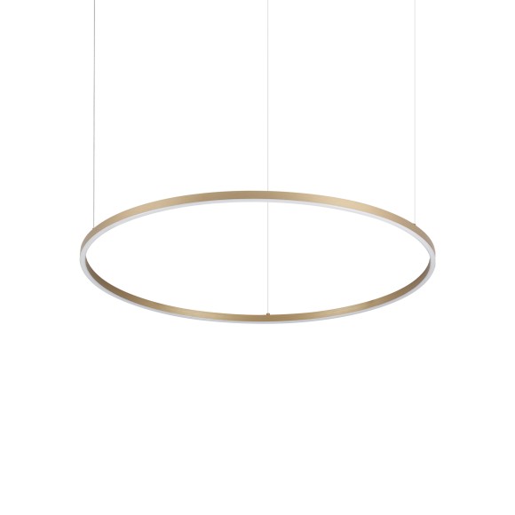Ideal lux 370514 LED Pendelleuchte ORACLE  | 53W integrierte LED-Quelle | 2770lm | 3000K | verstellbar | Seilleuchte | bronze