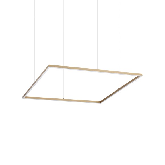Ideal lux 370538 LED Pendelleuchte ORACLE  | 53W integrierte LED-Quelle | 2610lm | 3000K | verstellbar | Seilleuchte | bronze