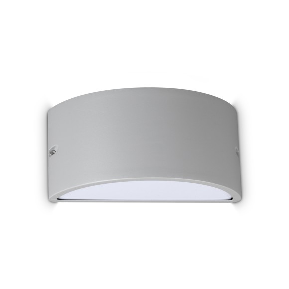 Ideal lux 370965 Außenwandleuchte REX E27 | grau