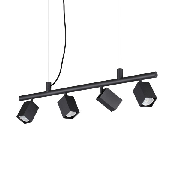 Ideal lux 371382 Pendelleuchte DYNAMITE  GU10 | verstellbar | Seilleuchte | schwarz