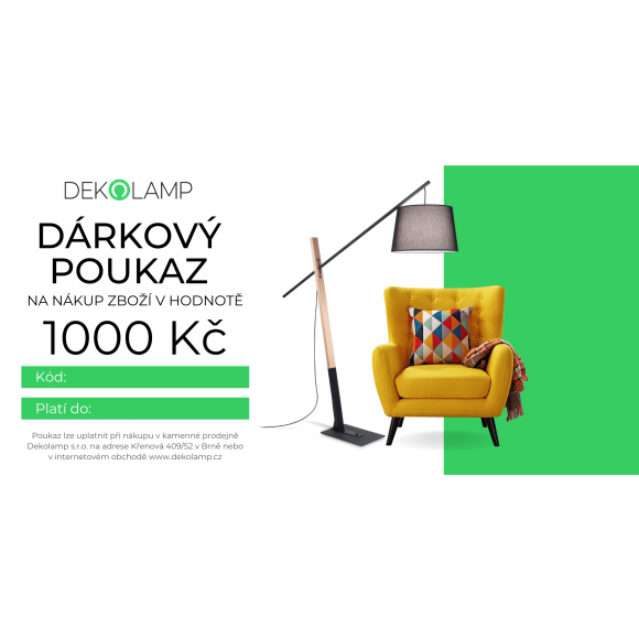 Gutschein 1000 CZK