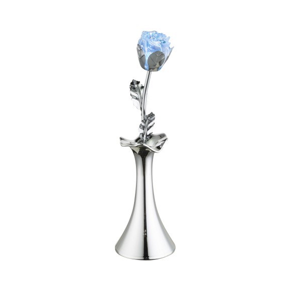 Globo 28112 LED dekorative Tischlampe - Rose Jimmy 3xAAA | RGB-Silber