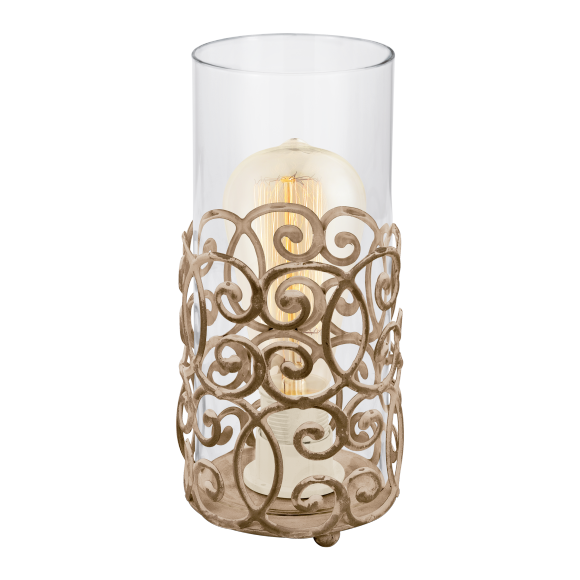 Eglo VINTAGE 49274 Tischlampe Cardigan braune Patina 1X60W