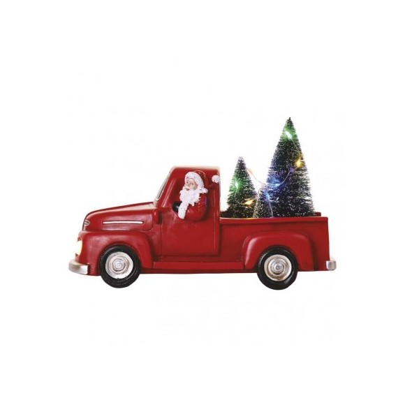 Emos DCLW09 LED-Weihnachtsdekoration - Spielzeugauto 8x0,22W | 3xAA - Multicolor, Timer