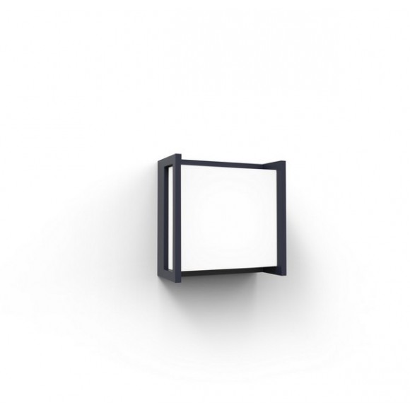 Lutec 5195404118 Außenwandleuchte Qubo 1x9,5W | 850lm | 4000 K0 | IP54 - schwarz