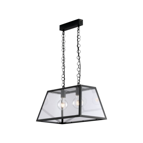 Luce Ambiente Design I-LEXINGTON-S2 Pendelleuchte LEXINGTON | 2×60W E27 | schwarz