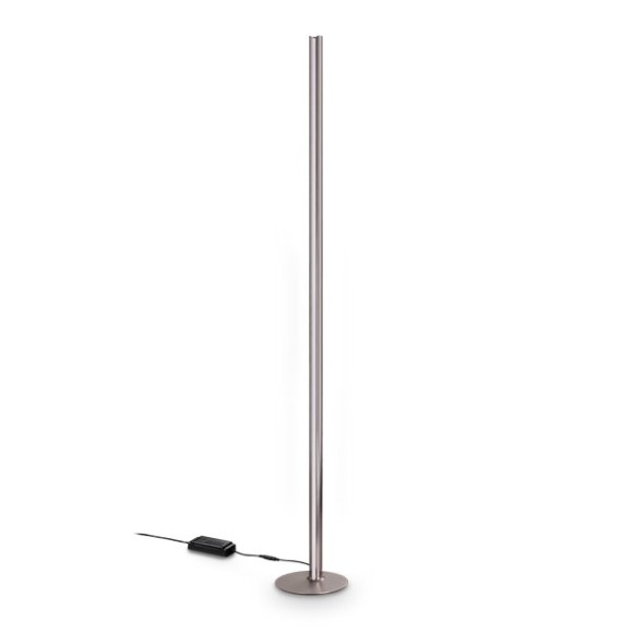 Ideal lux 366210 LED Stehlampe DORICA  | 50W integrierte LED-Quelle | 2140lm | 3000K | mit Schalter | grau