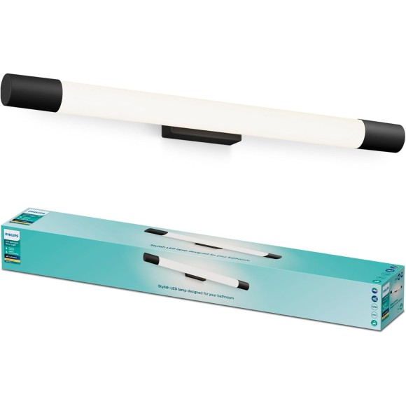 Philips 8720169300217 LED Wandleuchte über dem Spiegel Rover | 10W integrierte LED-Quelle | 1100lm | 2700K