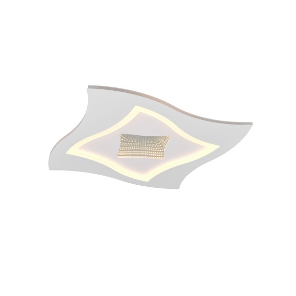 Trio 633610131 LED Deckenleuchte KLINT | 21W integrierte LED-Quelle | 2350lm | 2700-6500K | Fernbedienung | Dimmer