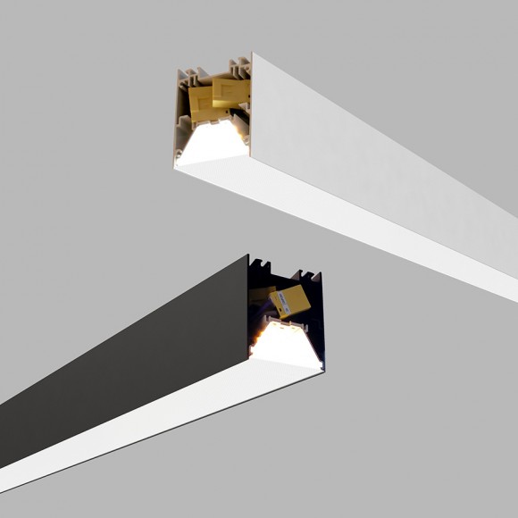 LED2 6312053D LED Hängeleuchte Deckenleuchte Lino 1x12-20W 90 | 3000K/3500K/4000K | CCT | IP20 - dimmbar schwarz