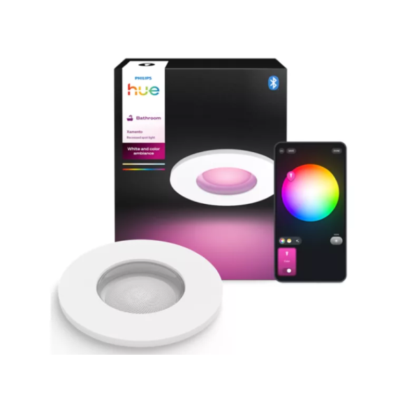 Philips Hue  8721103072849 LED Einbauleuchte Xamento  | 4W GU10 | 350lm | 2000-6500K | rgb - farbig | Dimmer | weiß