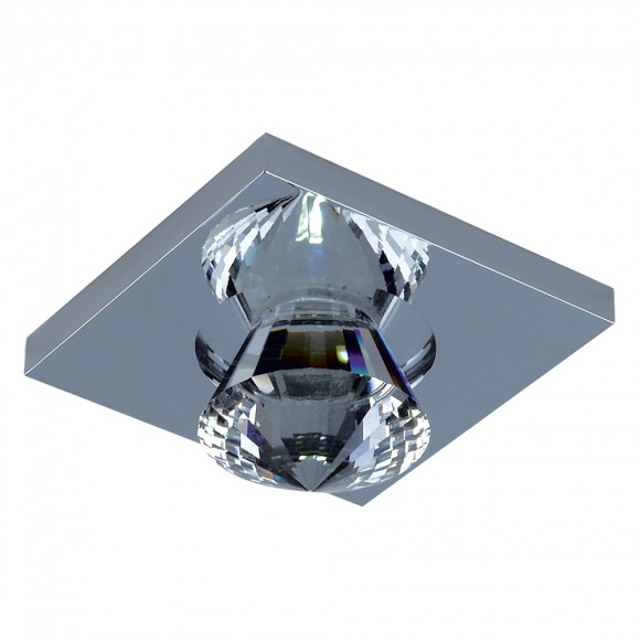 Emithor 71016 ELEGANT LED Einbauleuchte 1W LED Kristall / chrom
