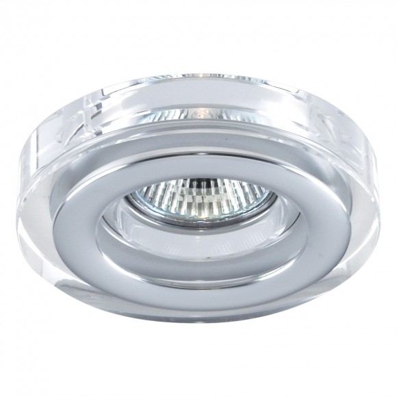Emithor 71041ELEGANT BADEZIMMER Einbauleuchte GU10 / 50W, Chrom / Kristall, IP55