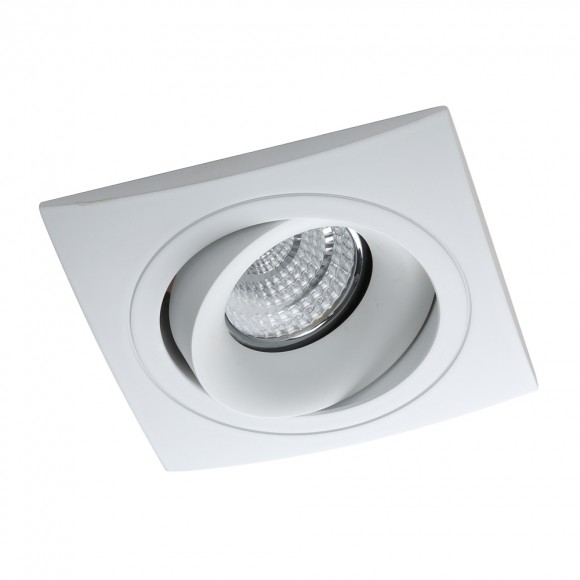 Emithor 71083 ELEGANT METAL Einbauleuchte GU10 / 50W, weiß