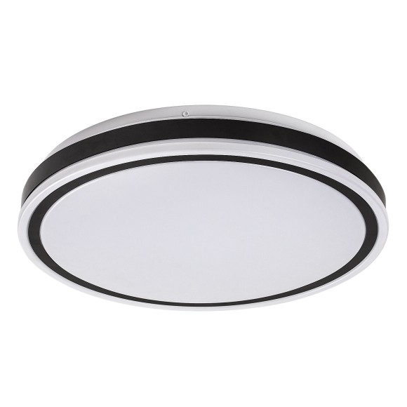 Rabalux 71412 LED Deckenleuchte Corlet | 20W integrierte LED-Quelle | 1500lm | 3000-6500K | Fernbedienung | Dimmer | schwarz