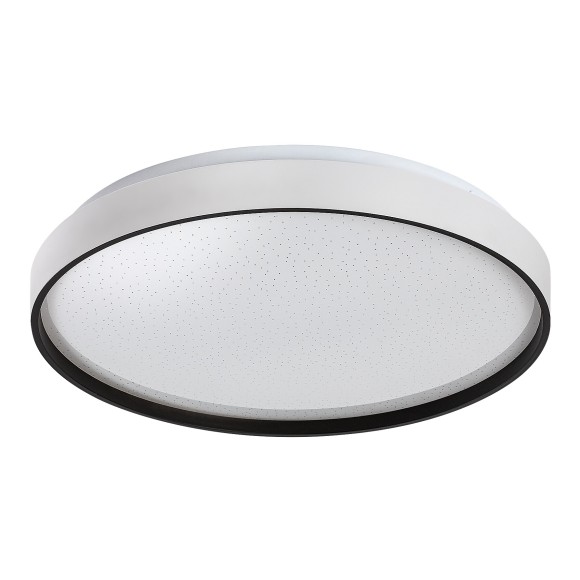 Rabalux 71449 LED Deckenleuchte Zerava | 34W integrierte LED-Quelle | 2100lm | 3000-6500K | Fernbedienung | Dimmer | schwarz
