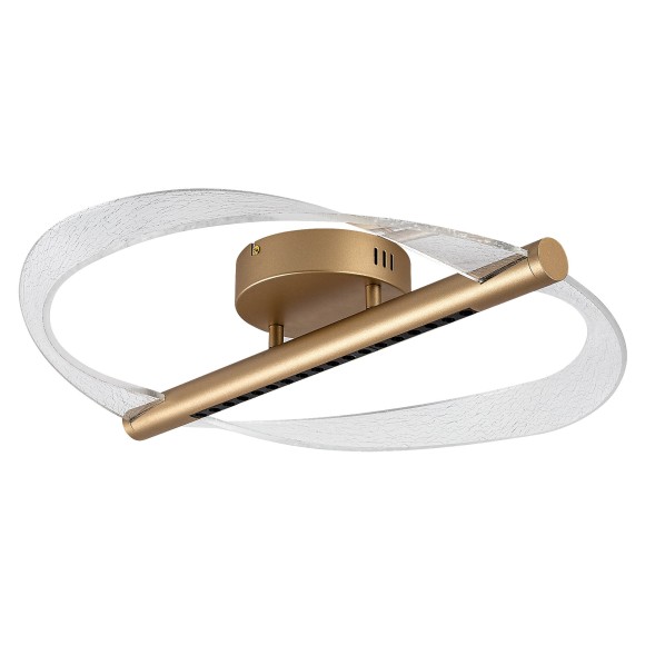 Rabalux 71464 LED Deckenleuchte Olyssia | 24W integrierte LED-Quelle | 1300lm | 3000K | gold