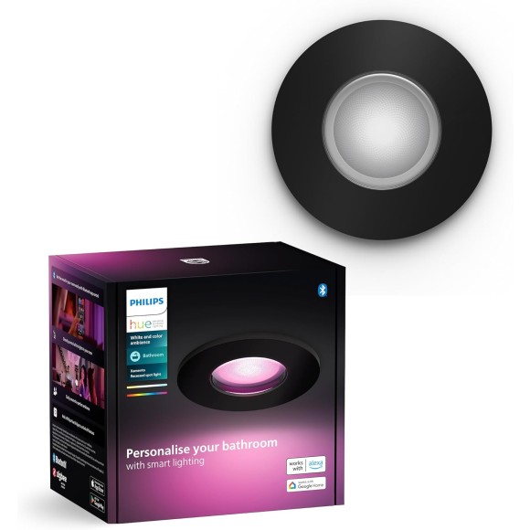 Philips HUE 8720169320833 LED Einbauleuchte Xamento | 4,2W GU10 | 350lm | 2000-6500K+RGBK