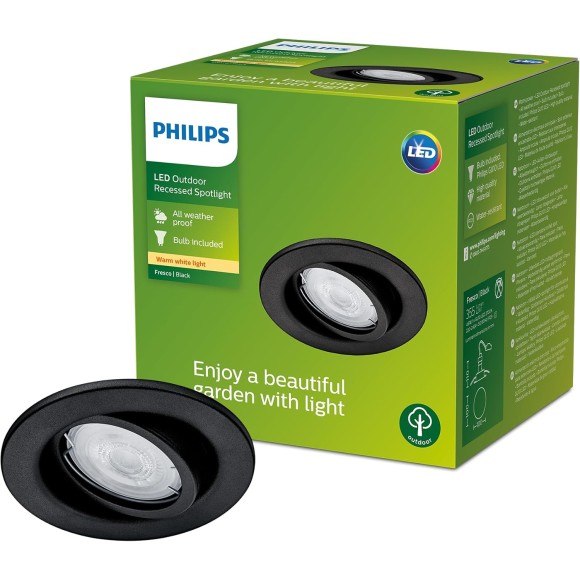 Philips 8720169266858 LED Außeneinbauleuchte Fresca GU10 | 2700K