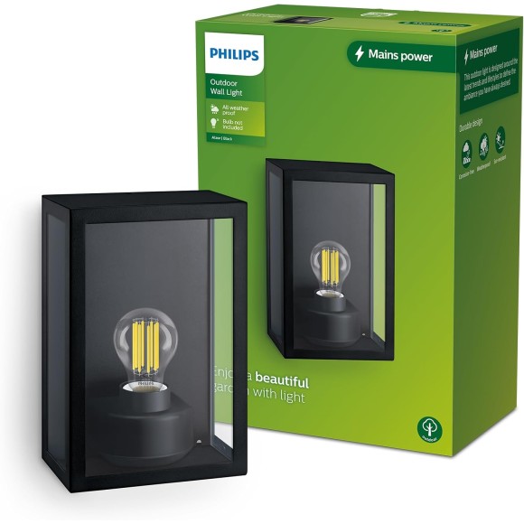 Philips 8720169266414 Außenwandleuchte Alzor E27