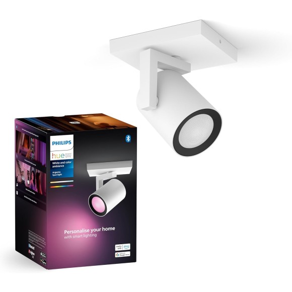 Philips HUE  8720169318250 LED Spot-Deckenleuchte Argenta  | 4,2W GU10 | 2000-6500K+RGBK