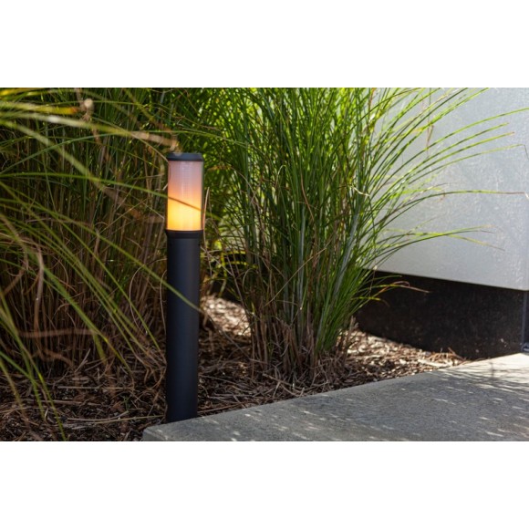 Lutec 7288201118 Gartenpfosten Heros 1x15W | E27 | IP44 - schwarz