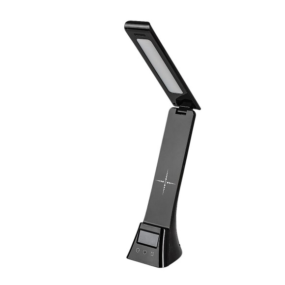 Rabalux 74036 LED Tischlampe Serilo | 6W integrierte LED-Quelle | 360lm | 3000/4000/6000K | mit Schalter | Dimmer | schwarz