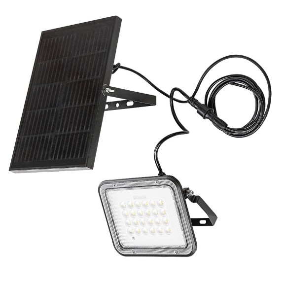 Rabalux 98077141 LED solar Außenwandleuchte Melk  | 7W integrierte LED-Quelle | 1000lm | 3000+4000+6500K