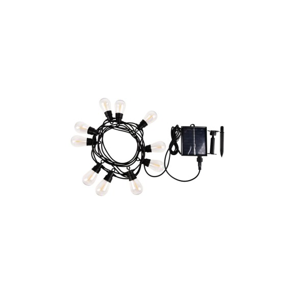 Rabalux 98077165 LED solar Lichterkette für den Außenbereich Zirc  | 4W integrierte LED-Quelle | 35lm | 2700K