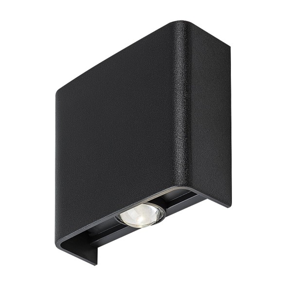 Rabalux 77191 LED Außenwandleuchte Portel | 2W integrierte LED-Quelle | 160lm | 2700/4000K | schwarz