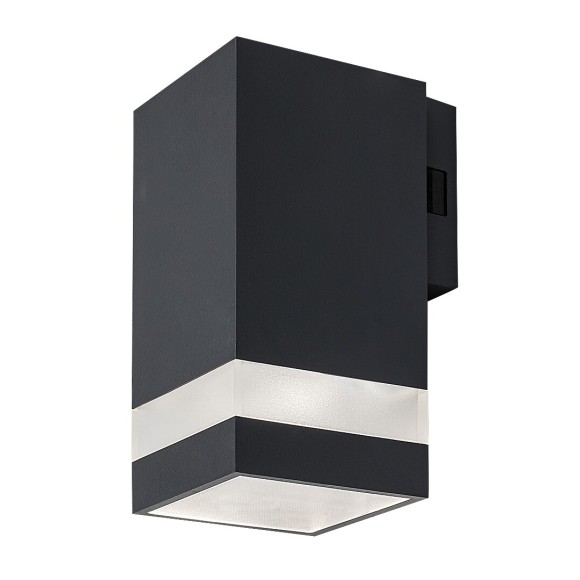 Rabalux 77209 LED Außenwandleuchte Urfa Line | 9W integrierte LED-Quelle | 810lm | 3000/4000/6000K | anthrazit