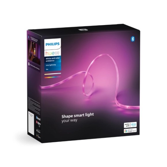 Philips Hue 8720169326637 LED LED-Streifen LIGHTSTRIPS  integrierte LED-Quelle | 2000-6500K | rgb - farbig | Dimmer | weiß