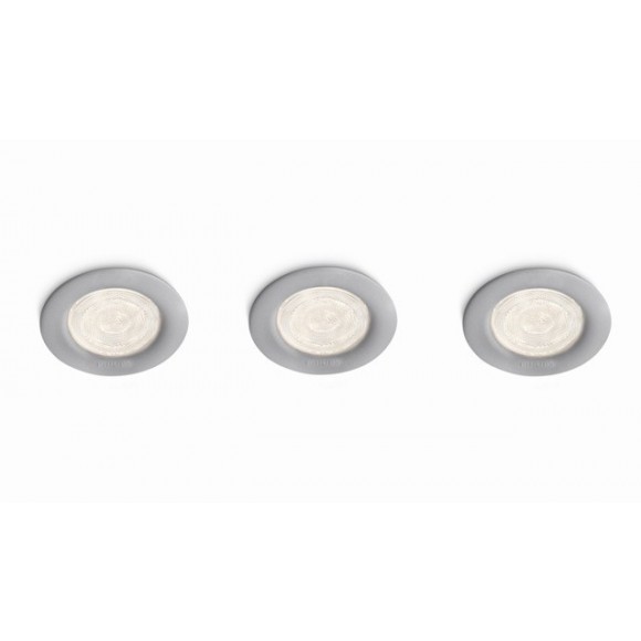 Philips 59100/87/16 LED Spotleuchte Set 3x4W | 2700K