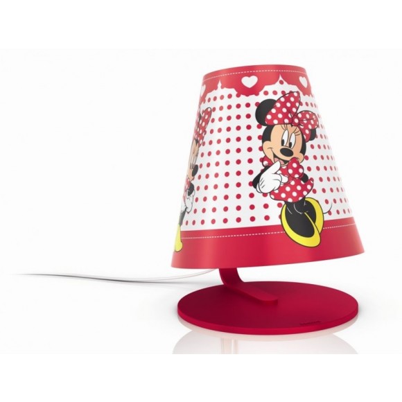 Philips Kinder LED Tischlampe 1x4W MINNIE MAUS - rot