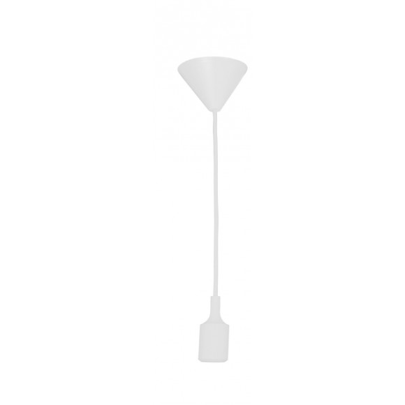 LEDKO 00381 Lampenaufhängung 1x40W | E27 - weiß