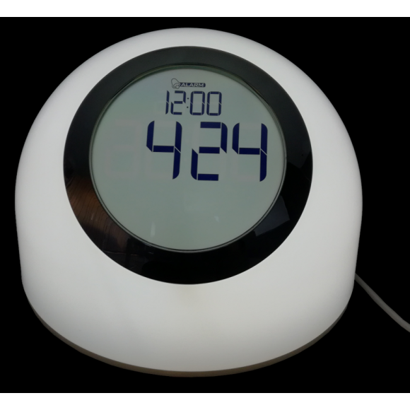 LEDKO 00424 LED Tischleuchte mit Alarm 25W | 5700K | RGB