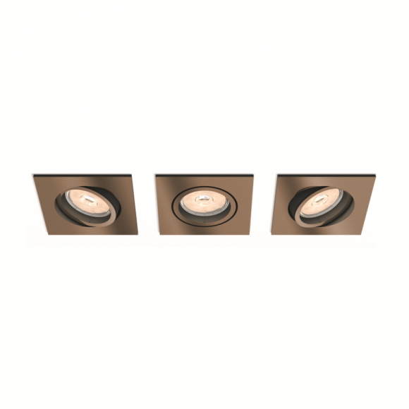 Philips 50403/05/PN Set Spotleuchte Donegal 3x5,5W | GU10