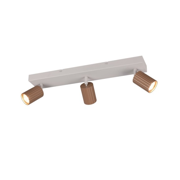 Trio T867700365 Spot-Deckenleuchte SOKA  | 10W GU10 | braun