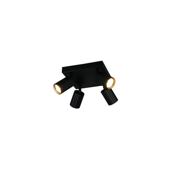 Trio T867730432 Spot-Deckenleuchte SOKA | 10W GU10 | schwarz