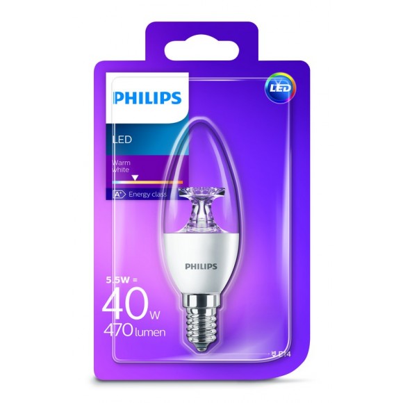 Philips 101381405 LED Lampe 1x5,5W | E14 | 2700K