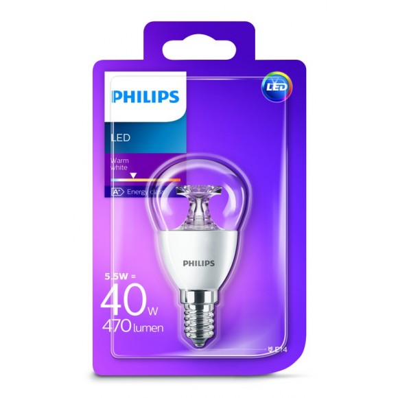 Philips 101381406 LED Lampe 1x5,5W | E14 | 2700K