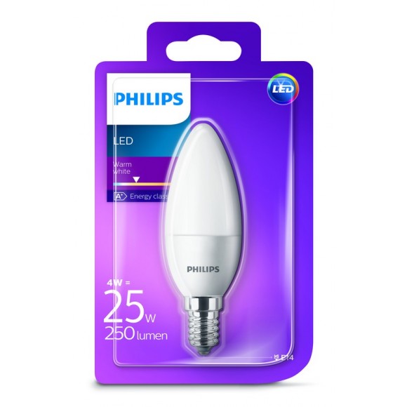 Philips 101381252 LED Lampe 1x4W | E14 | 2700K