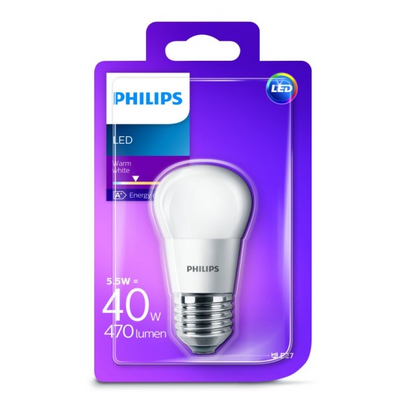 Philips 101380712 LED Lampe 1x5,5W | E27 | 2700K
