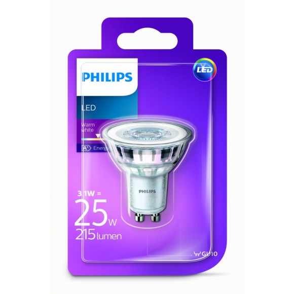 Philips 101382521 LED Lampe 1x3W | GU10 | 2700K