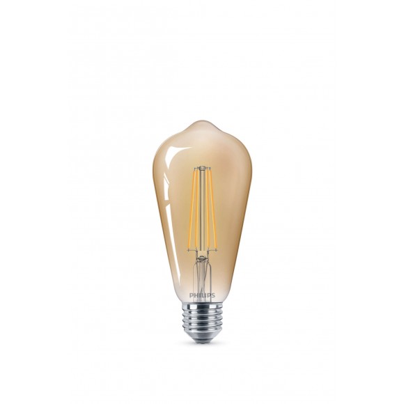 Philips 8718696575390 LED Lampe Vintage Classic 8W | E27 | 2200K