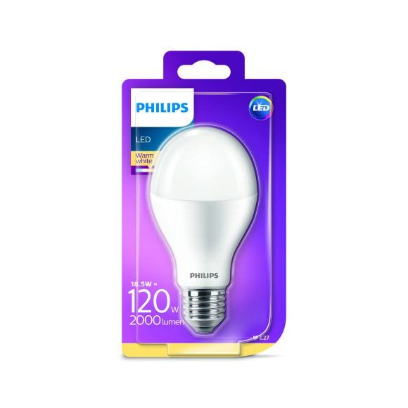 Philips 8718696701614 LED Lampe 1x18,5W | E27 | 2700K