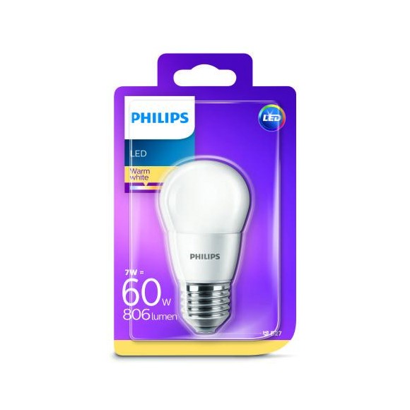 Philips 8718696702918 LED Lampe 1x7W | E27 | 2700K