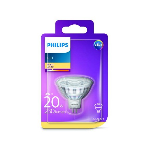 Philips 8718696710470 LED Lampe 1x3W | GU53 | 2700K