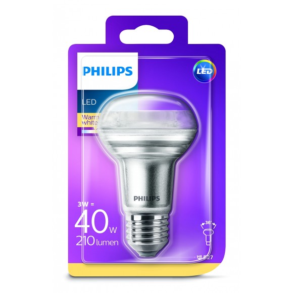 Philips 8718696811573 LED Lampe 1x3W | E27 | 2700K