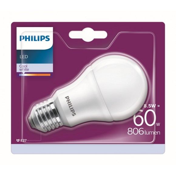 Philips 8718696829714 LED Lampe 1x8,5W | E27 | 4000K
